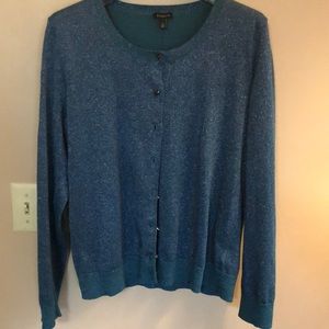 Sparkly, Talbots xl cardigan. Beautiful buttons!
